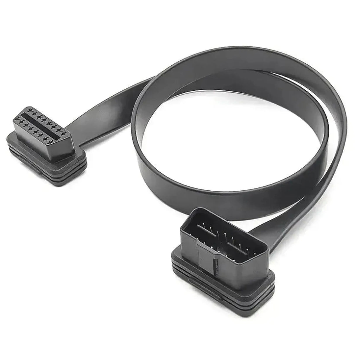 Cable de extensión OBD2 de 16 pines plano (60 cm) | Interfaz