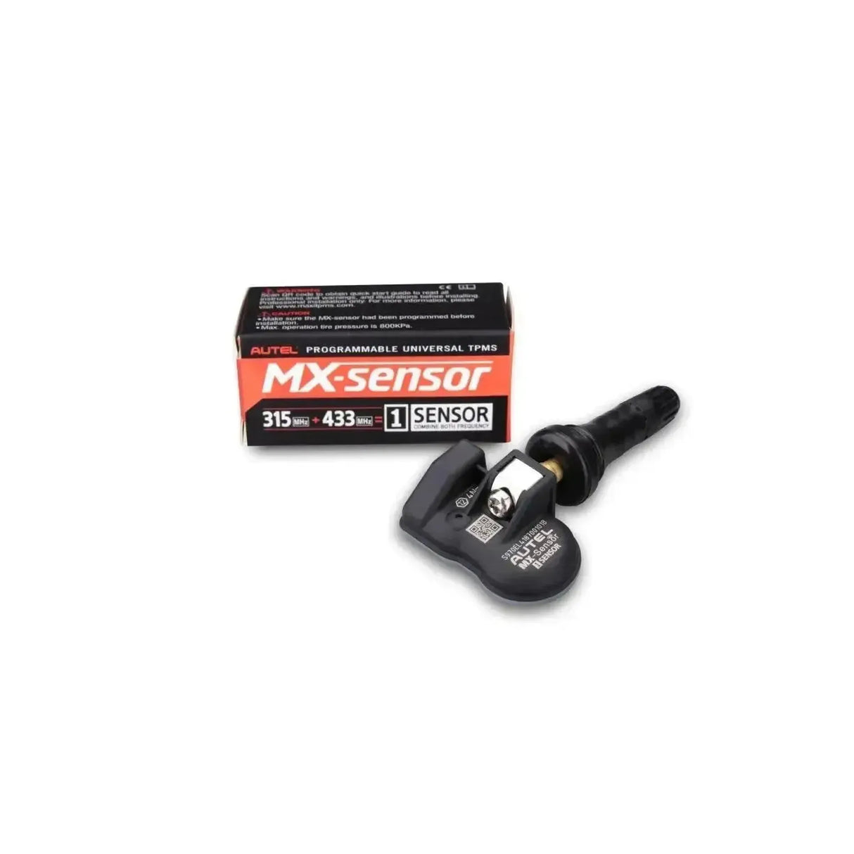 Sensor TPMS Autel MX-Sensor 315MHz+433MHz (Goma) | Sensor de presión de neumáticos (Rosca)