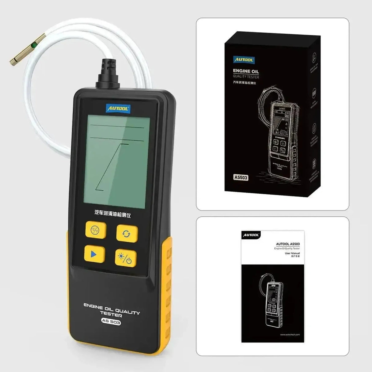 Autool AS503 | Probador de Aceite de Motor