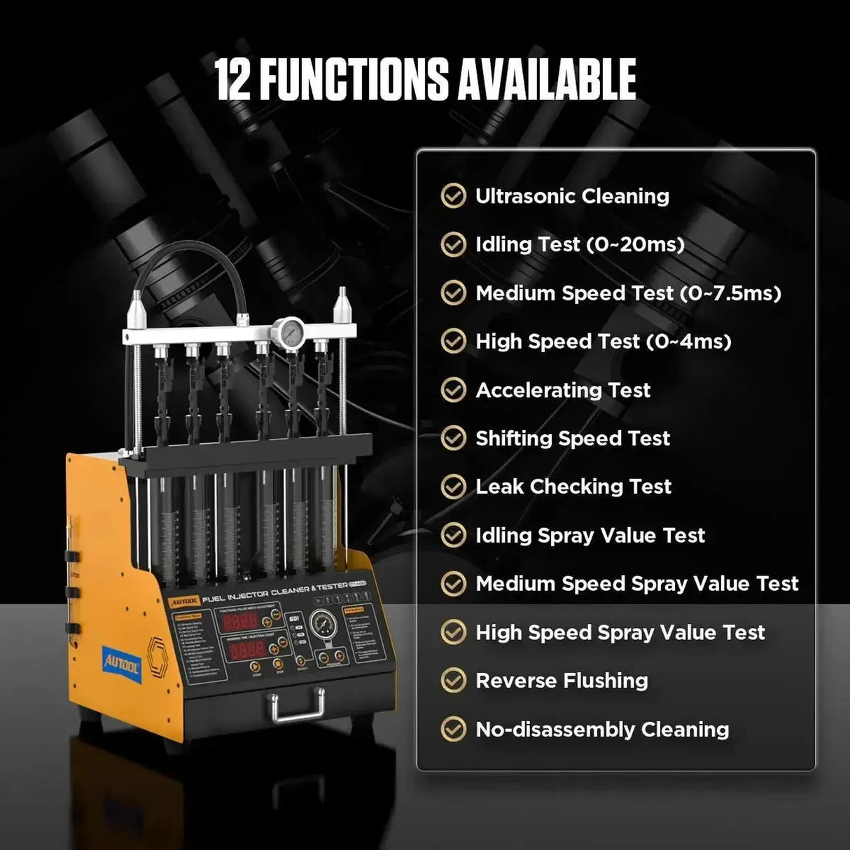 Autool CT400 | Probador de inyectores