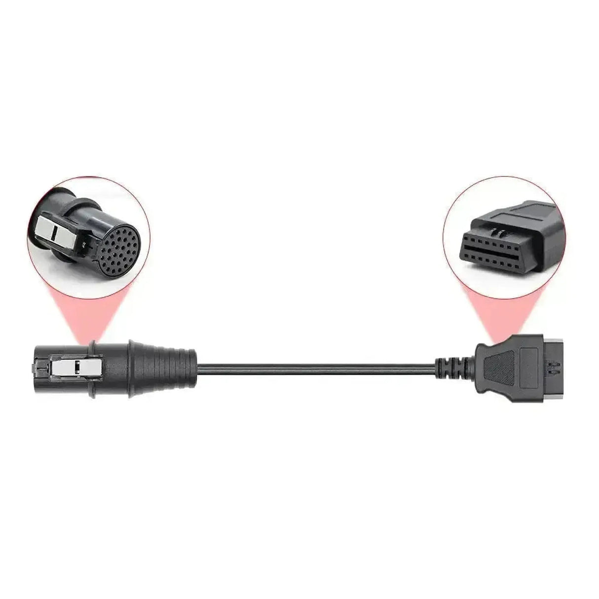 Cable adaptador Iveco OBD1 de 30 pines a OBD2 de 16 pines | Camión