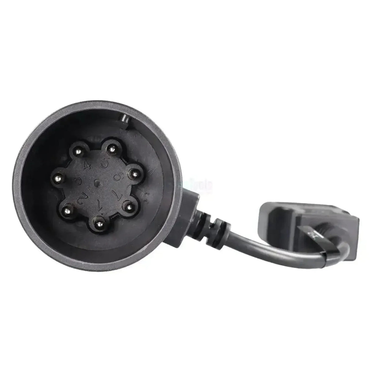 Jaltest (JDC110A) | Adaptador 7+7 pines (CAN ISO 7638-1) - 16 pines OBD2 | Remolque