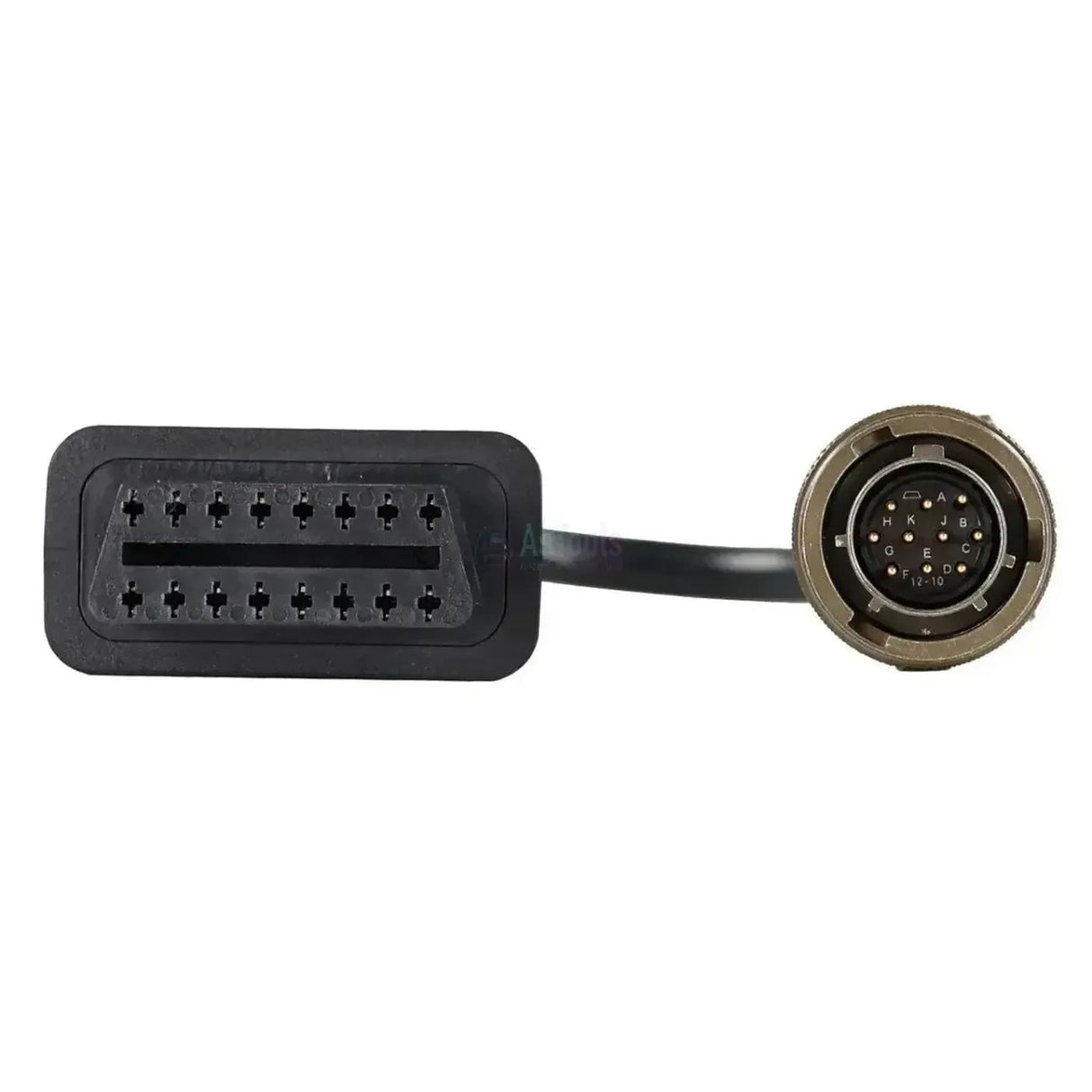 Jaltest (JDC537A) | Cable adaptador MTU 10 pines OBD a 16 pines OBD2 | Motor de combustión