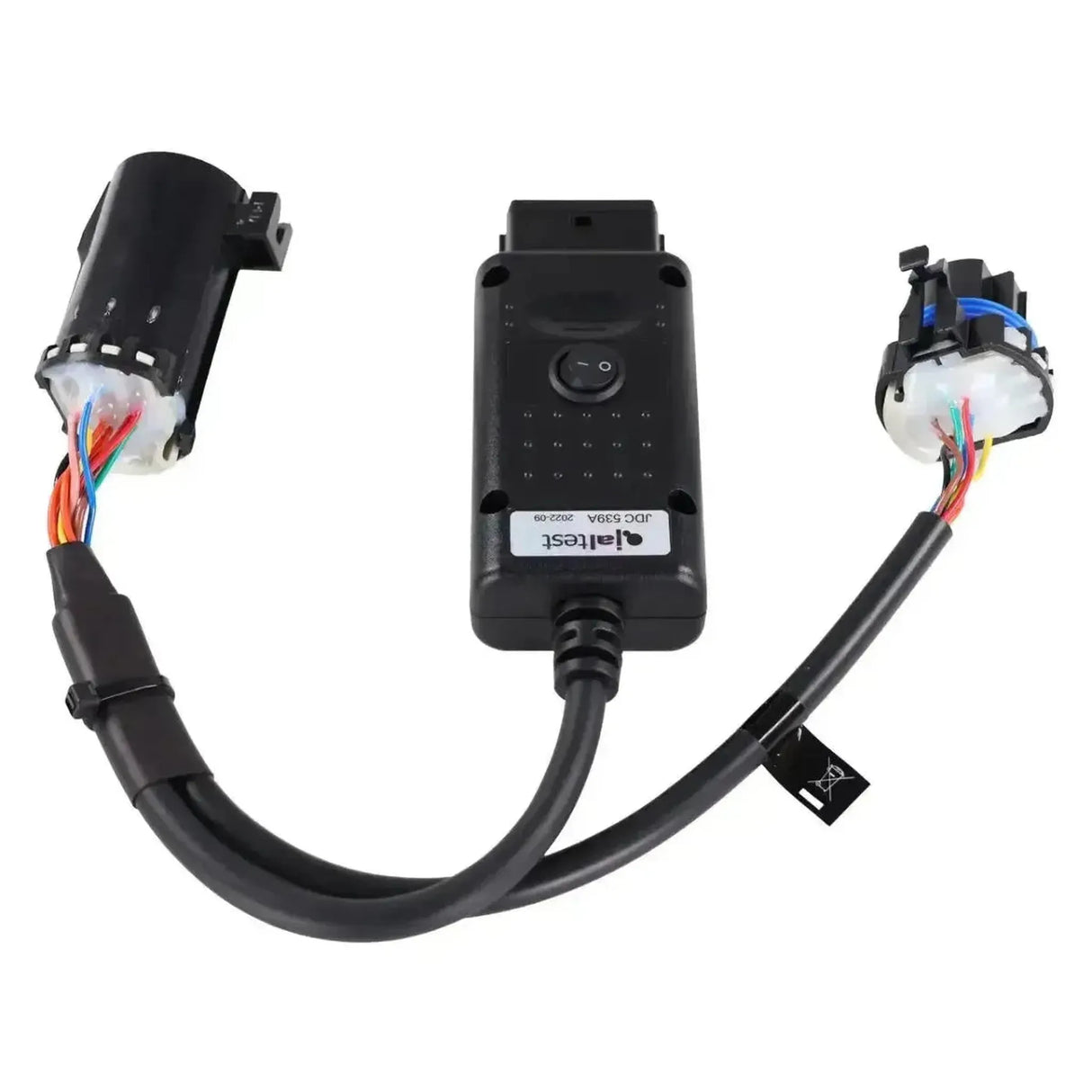Jaltest (JDC539A) | Cable Adaptador Bobcat 6+6-pines OBD - 16-pines OBD2 | Motor de Combustión