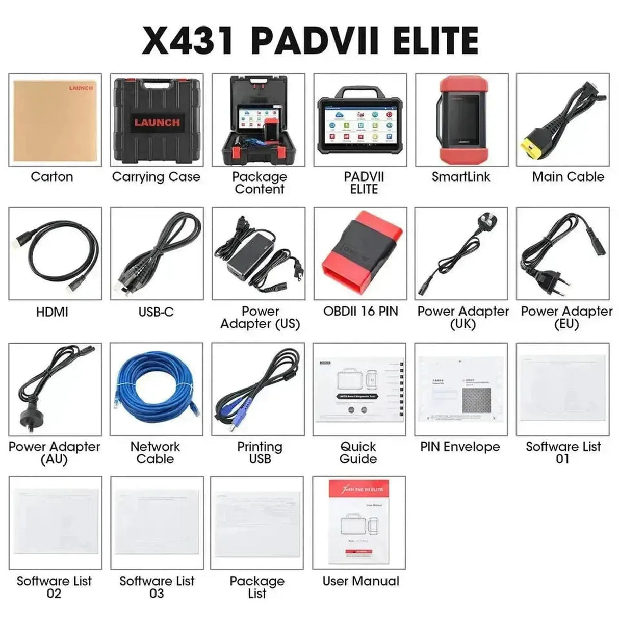 Launch X-431 PAD VII Elite | Escáner de Diagnóstico | Automóvil