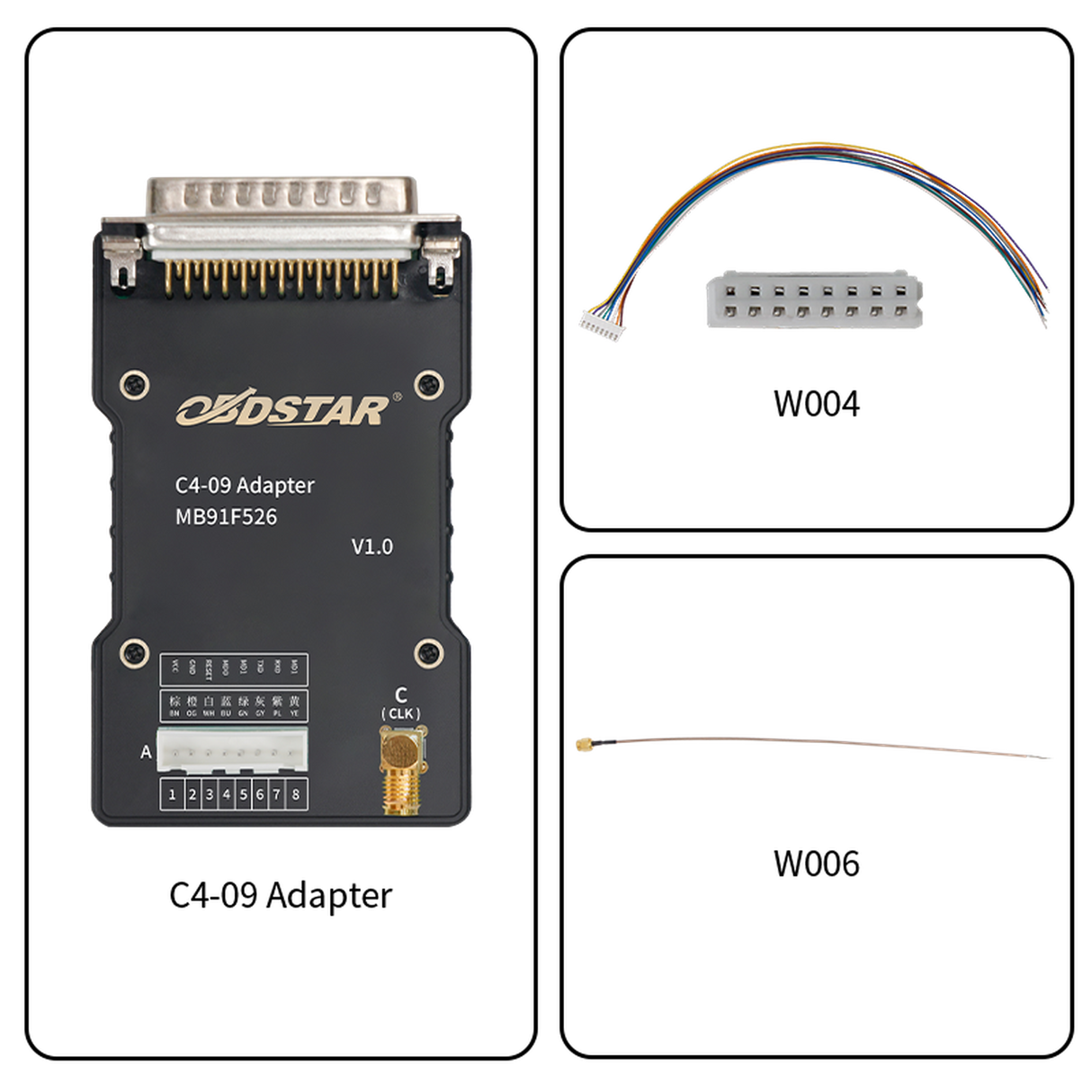 Kit adaptador OBDSTAR (C4-09) (MB91F526) | Accesorios