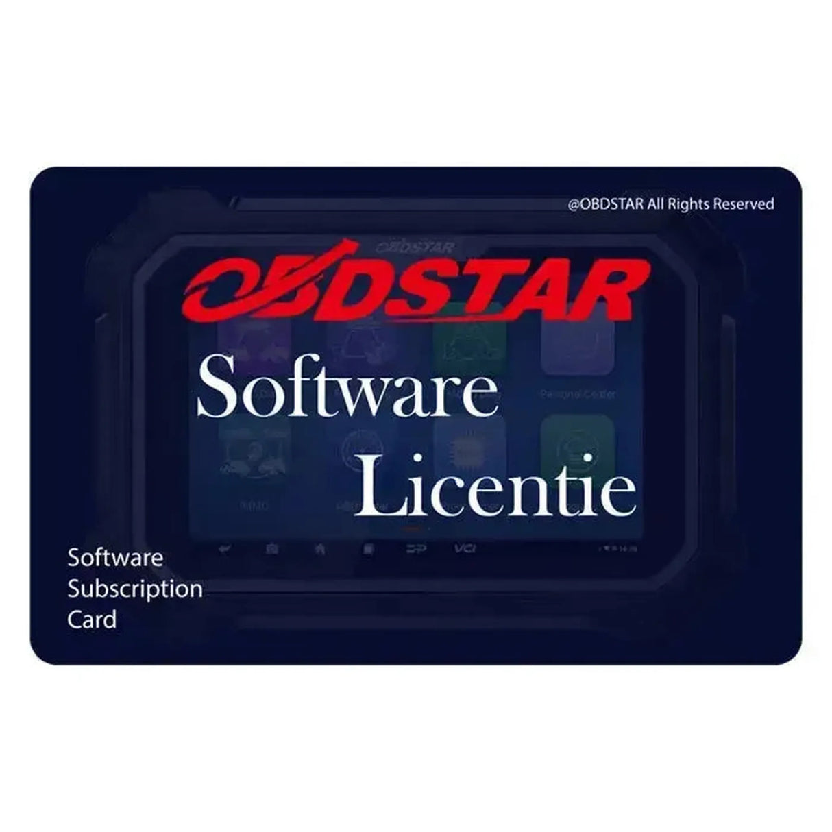 OBDSTAR ECU Master Configuratie B Update-licentie