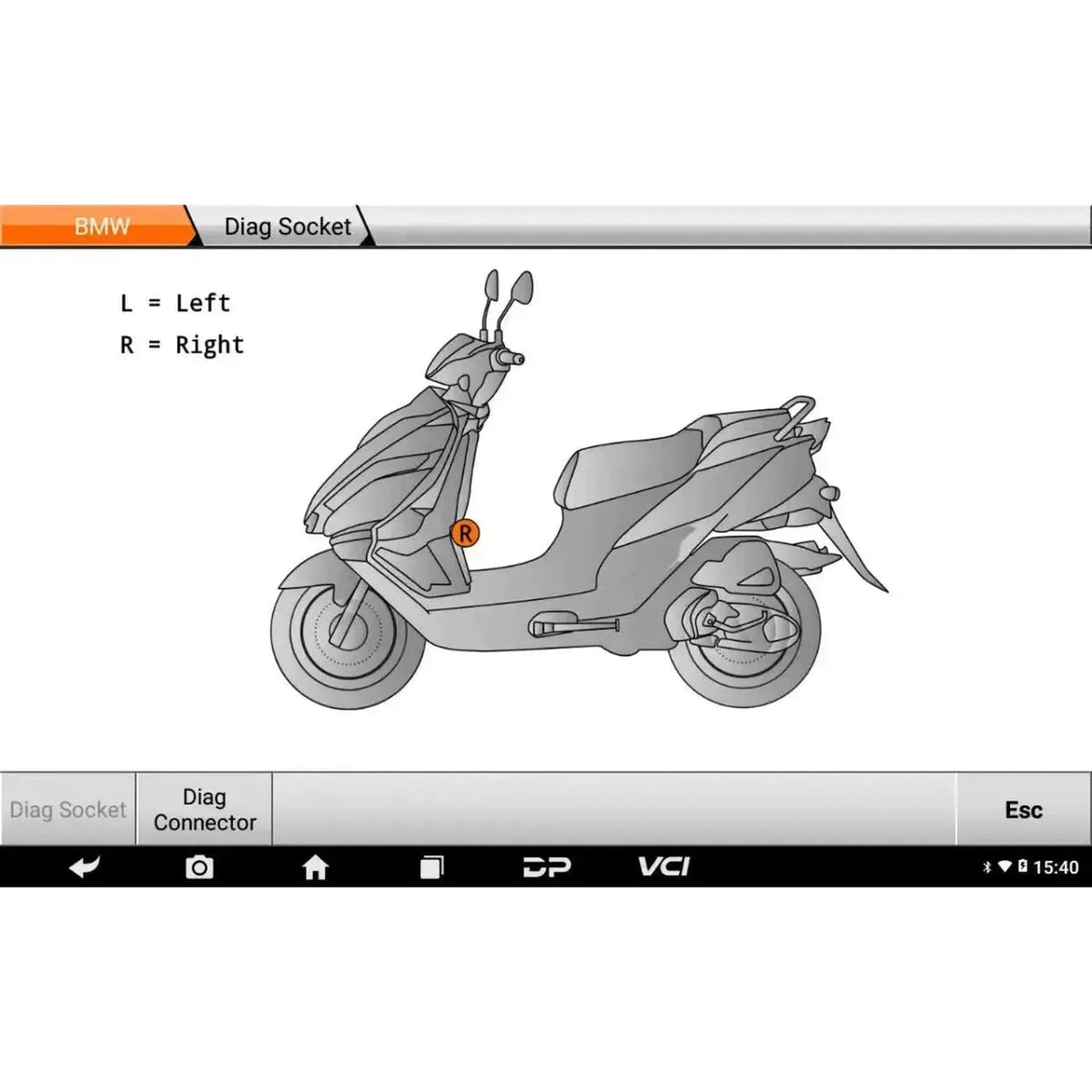 OBDSTAR IScan BMW | Lector de Diagnóstico | Motocicleta