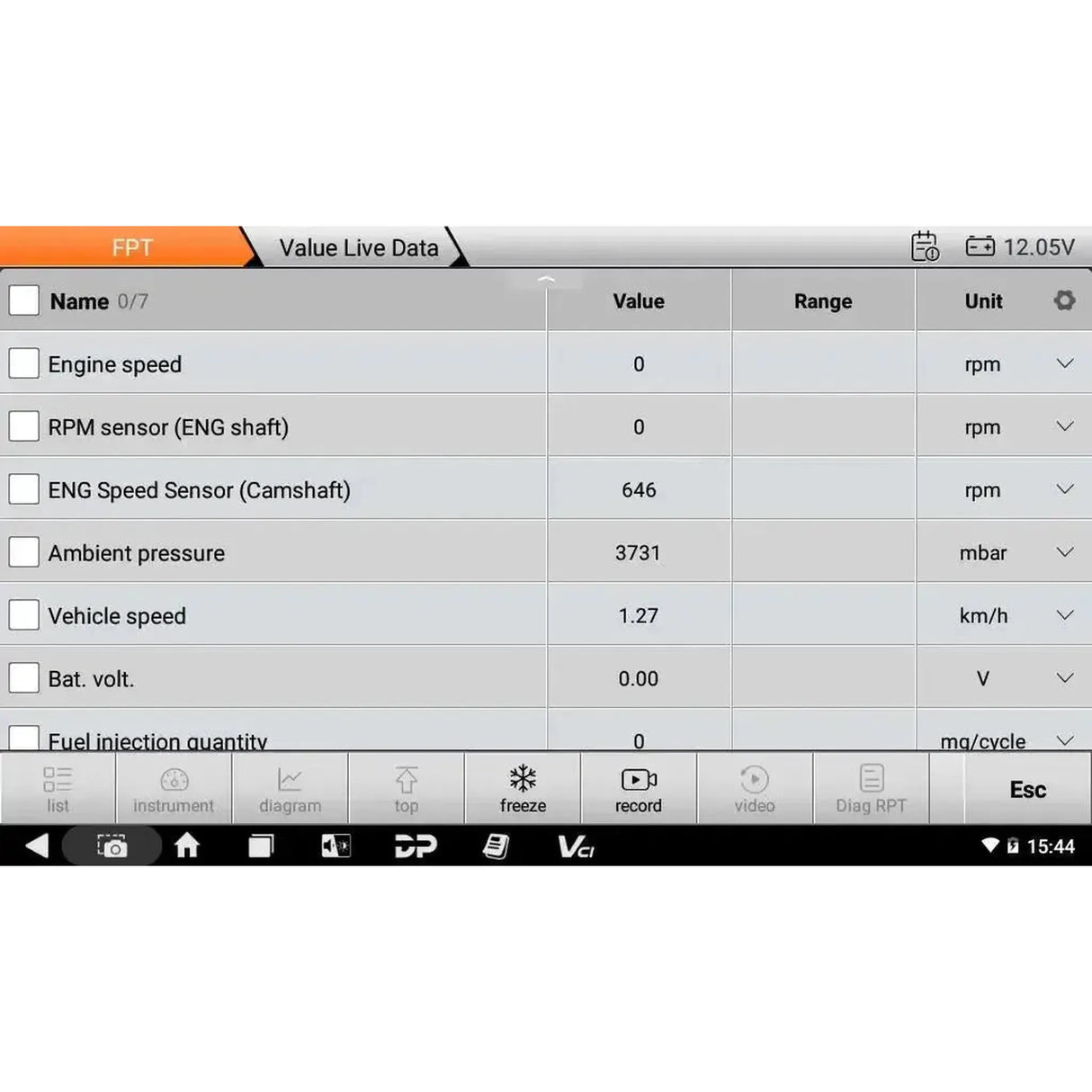 OBDSTAR IScan Pro FPT (Marine) | Lector de Diagnóstico | Lancha Motora