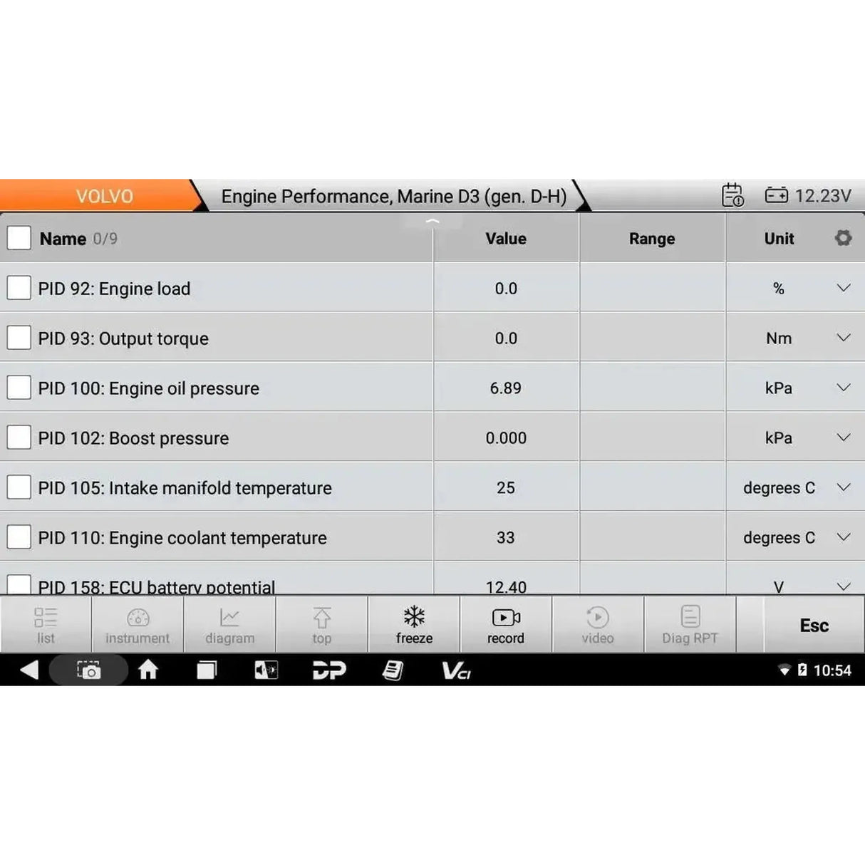 OBDSTAR IScan Pro Volvo (Marine) | Lector de Diagnóstico | Lancha Motora