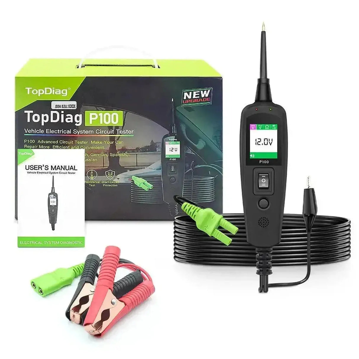 TopDiag P100 | Probador de Circuitos