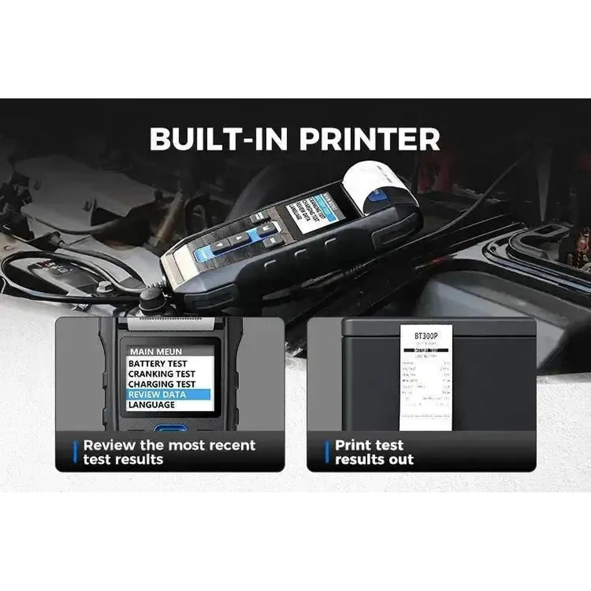 Topdon BT300P | Probador de baterías