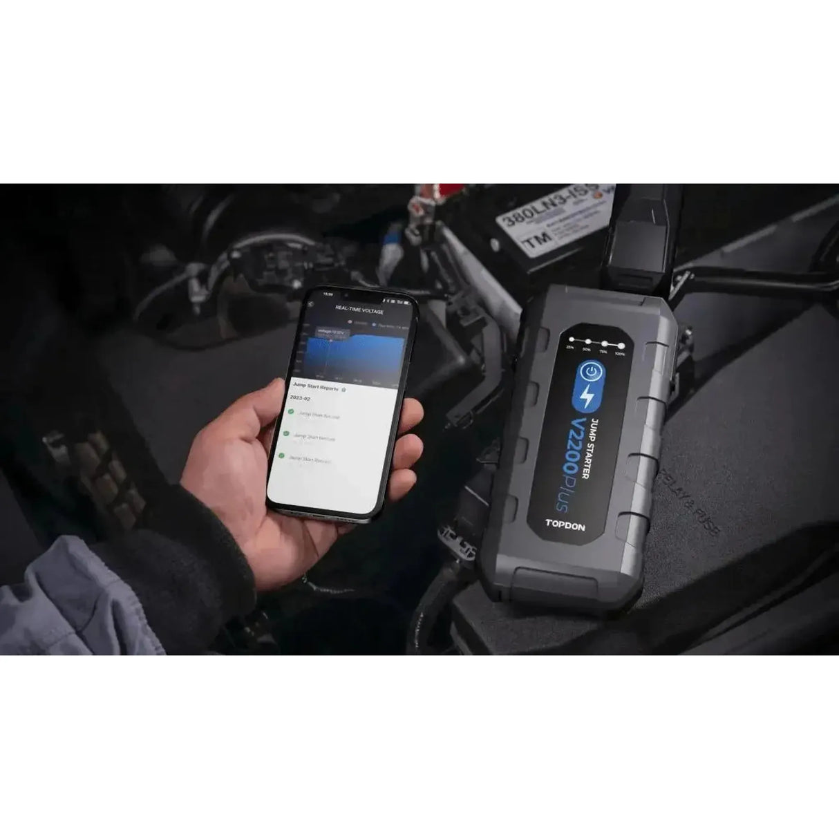 Topdon V2200Plus | Arrancador de batería