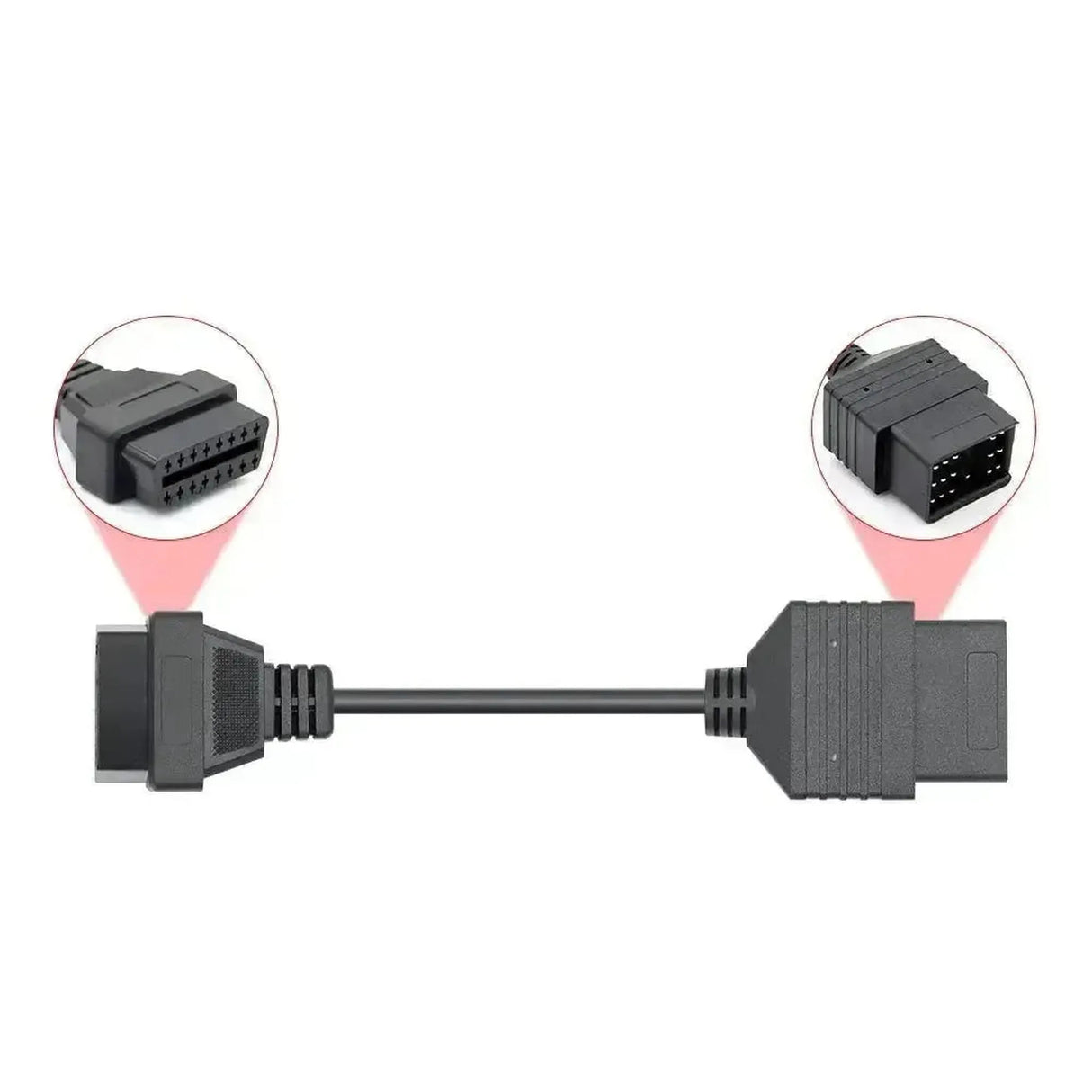 Cable adaptador OBD1 a OBD2 de 17 pines a 16 pines para Toyota | Vehículos de pasajeros