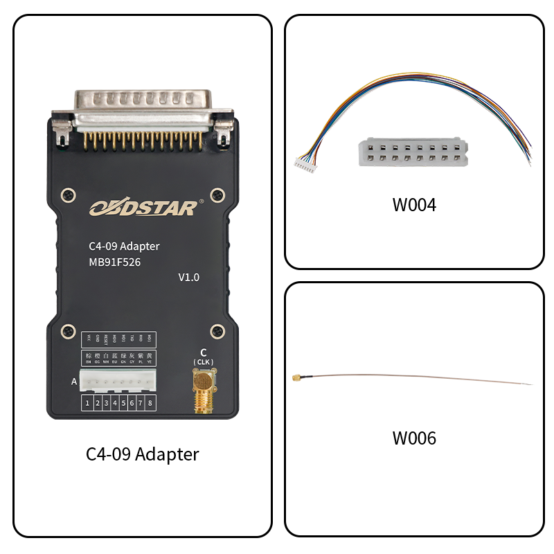 OBDSTAR (C4-09) | Adapterkit (MB91F526) | Accesorios