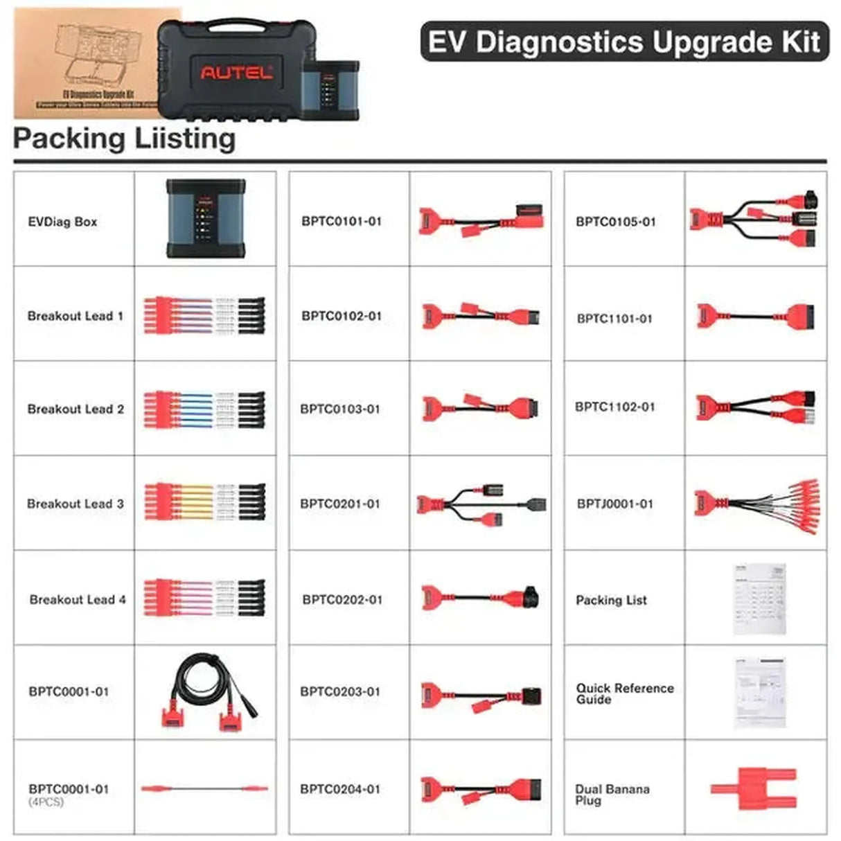 Kit de Actualización de Diagnóstico para Vehículos Eléctricos Autel | Accesorios