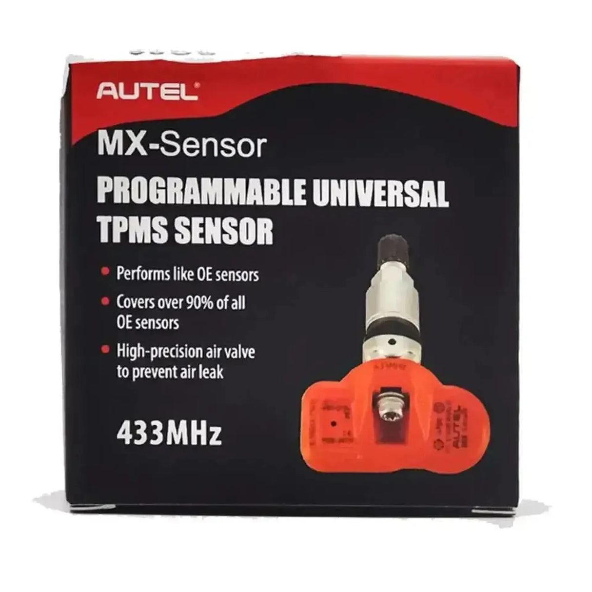 Sensor TPMS Autel MX-Sensor 433MHZ (Aluminio) | Sensor de presión roscable