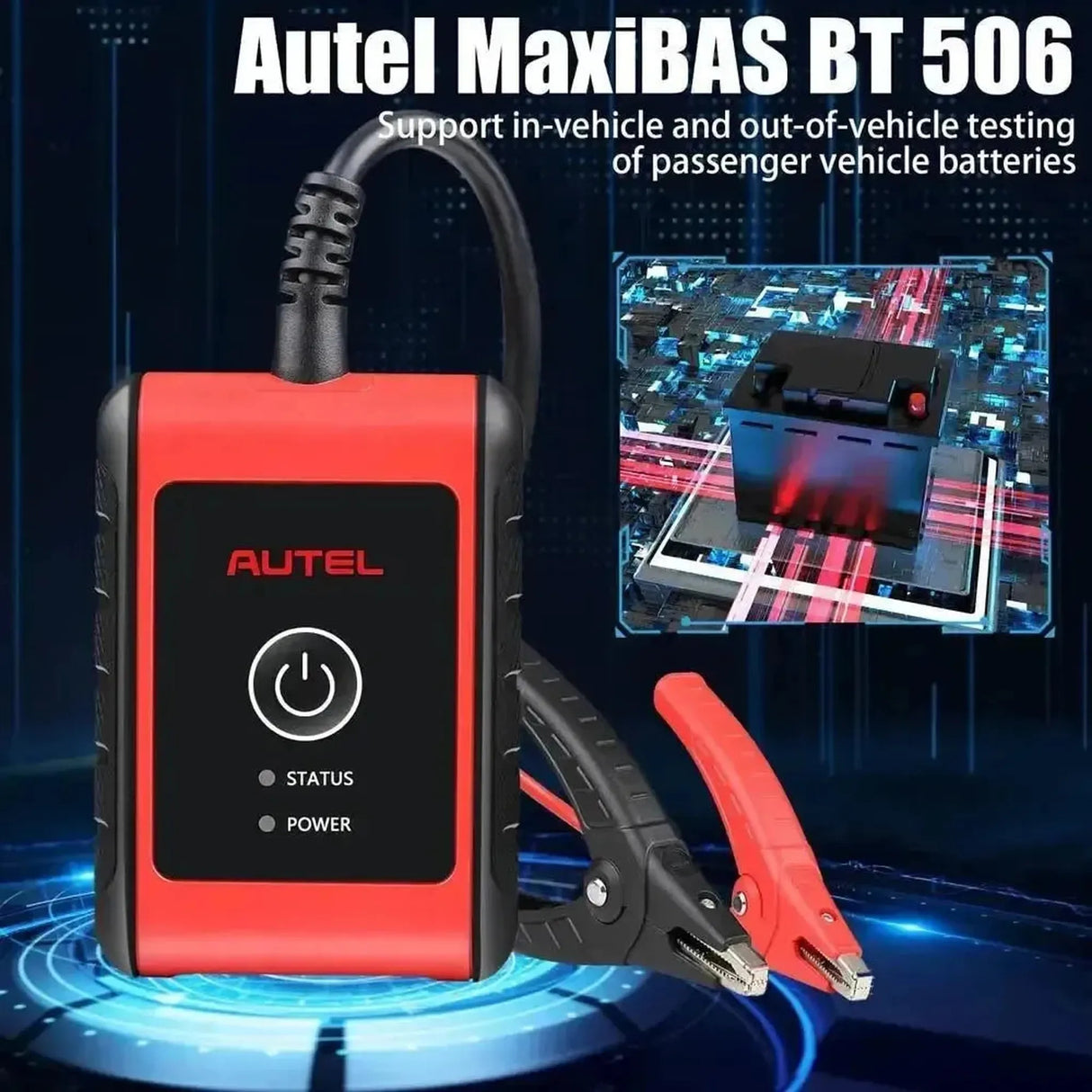 Autel MaxiBas BT506 | Probador de Baterías