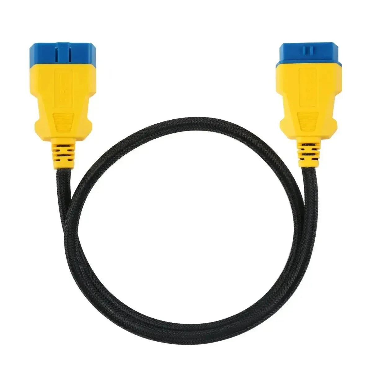 Autool (MOC267-3) | Cable de extensión de nailon OBD2 de 16 pines (100 cm) | Interfaz