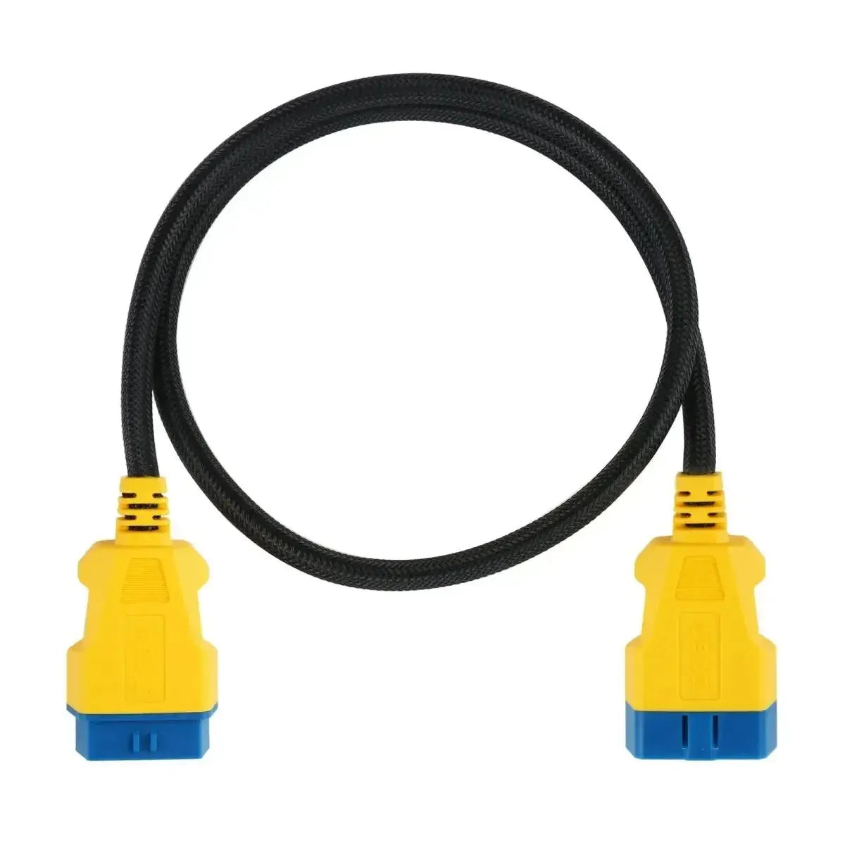 Autool (MOC267-3) | Cable de extensión de nailon OBD2 de 16 pines (100 cm) | Interfaz