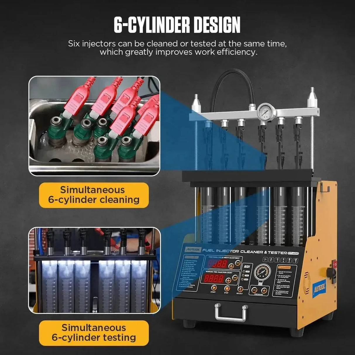 Autool CT400 | Probador de inyectores