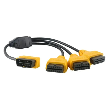 Autool (MOC262) | Cable Divisor Alargador OBD2 de 16 Pines 3 Vías (50 cm) | Interfaz