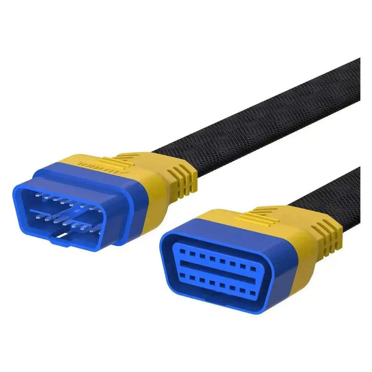 Autool (MOC263) | Cable Alargador OBD2 de Nylon de 16 Pines (30 cm) | Interfaz