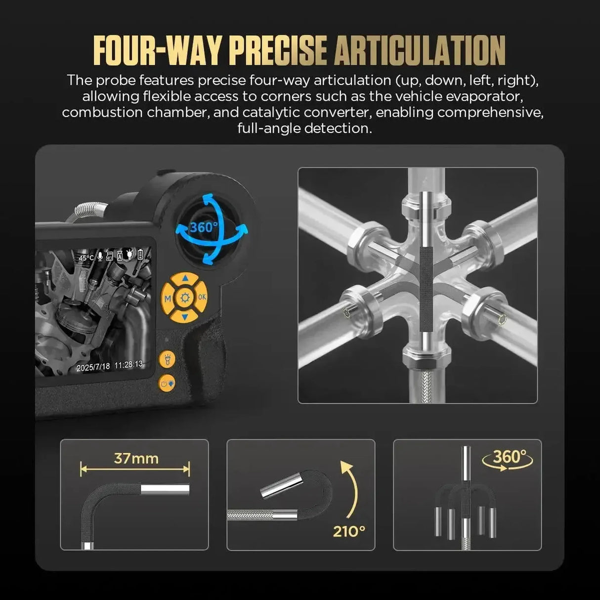 Autool SVB408 | Cámara de inspección (3.9 mm)