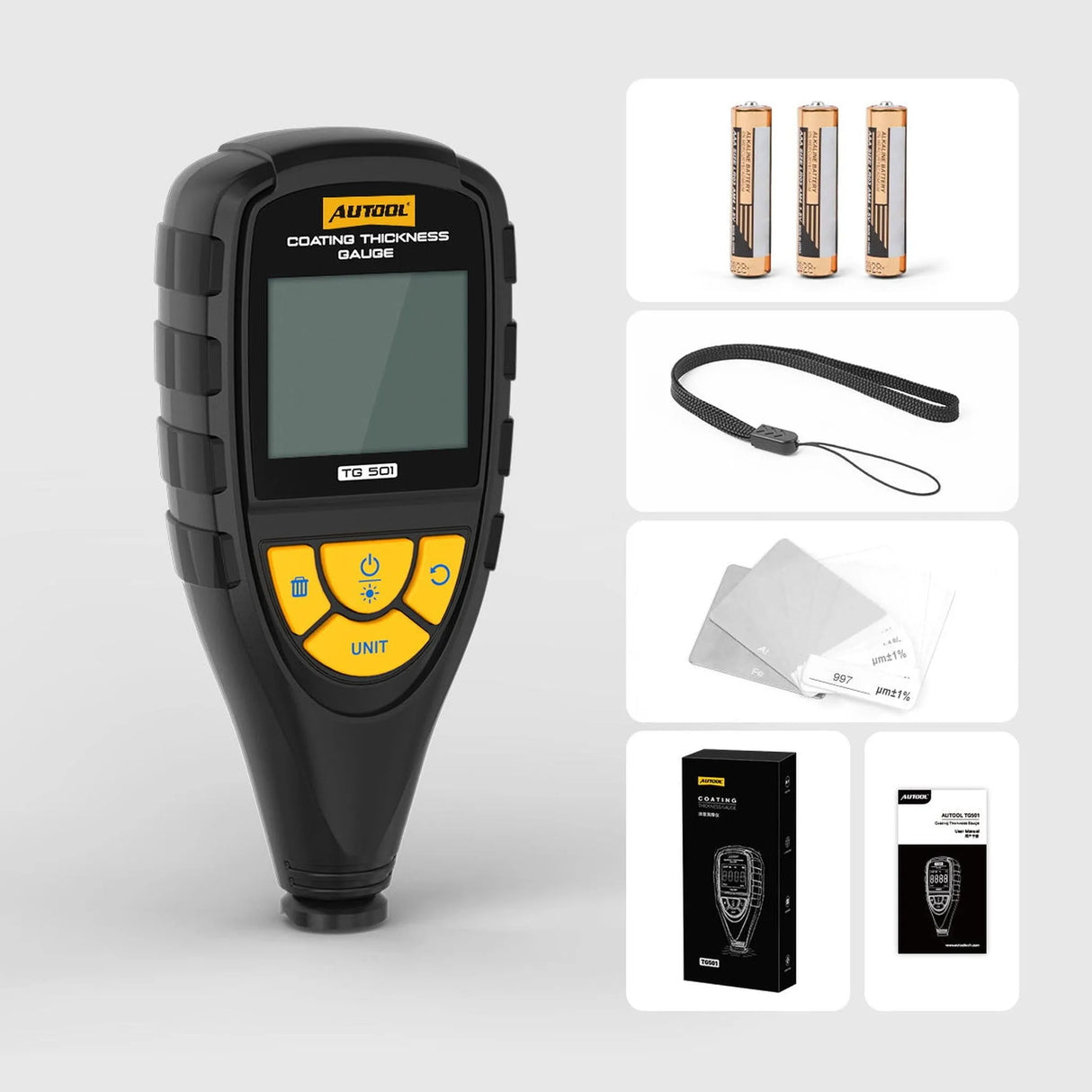 Autool TG501 | Medidor de espesor de pintura