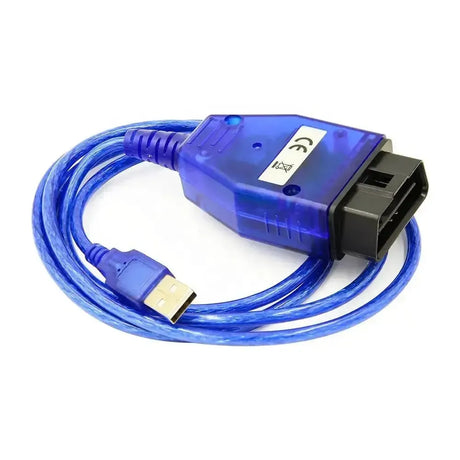 BMW K+DCAN OBD2 - Cable de interfaz USB conmutador azul