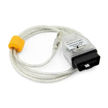BMW K+DCAN OBD2 - Cable de interfaz USB Switch blanco