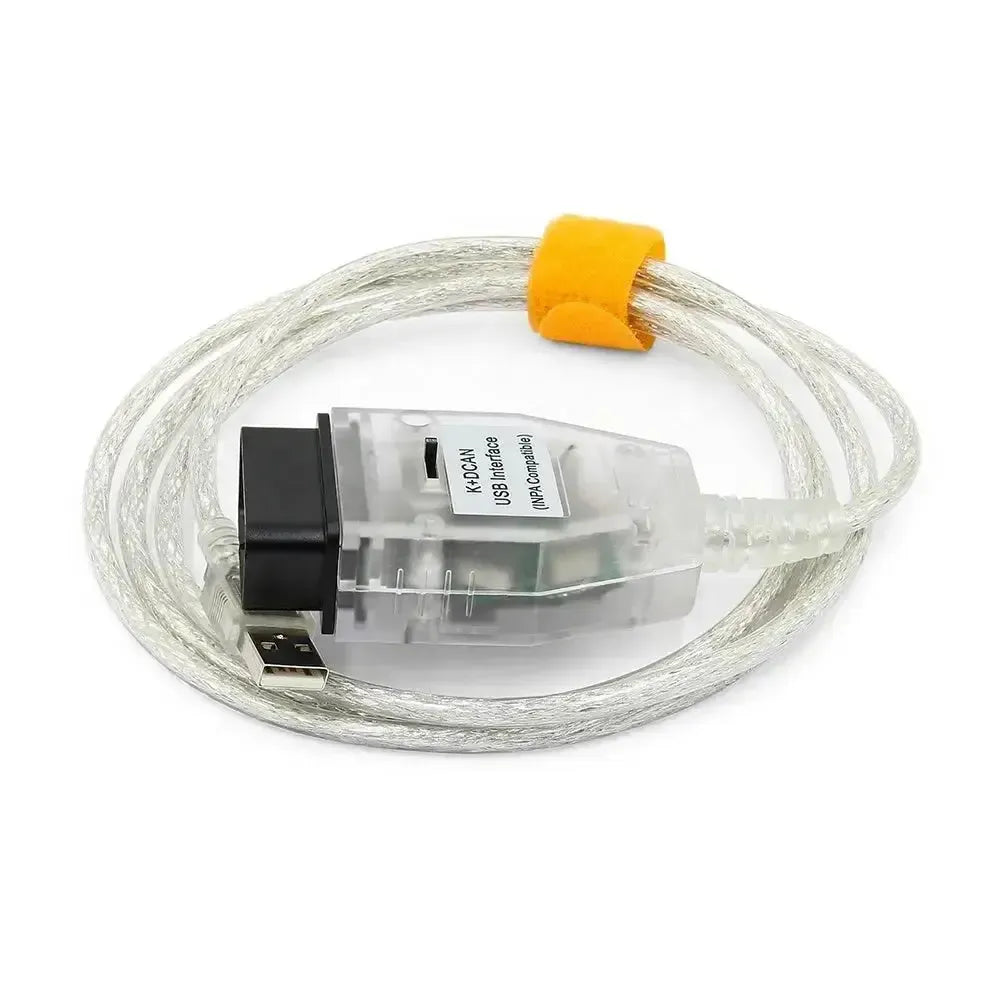 BMW K+DCAN OBD2 - Cable de interfaz USB Switch blanco
