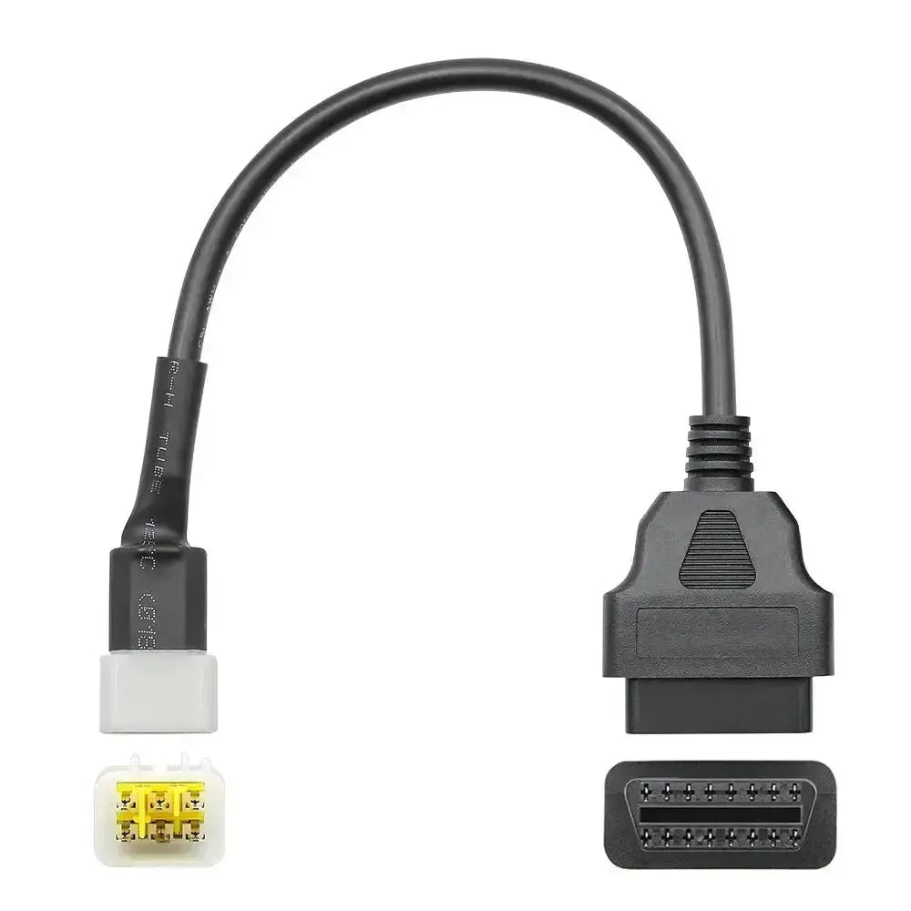 Delphi cable adaptador de 6 pines a 16 pines OBD2 – Motocicleta