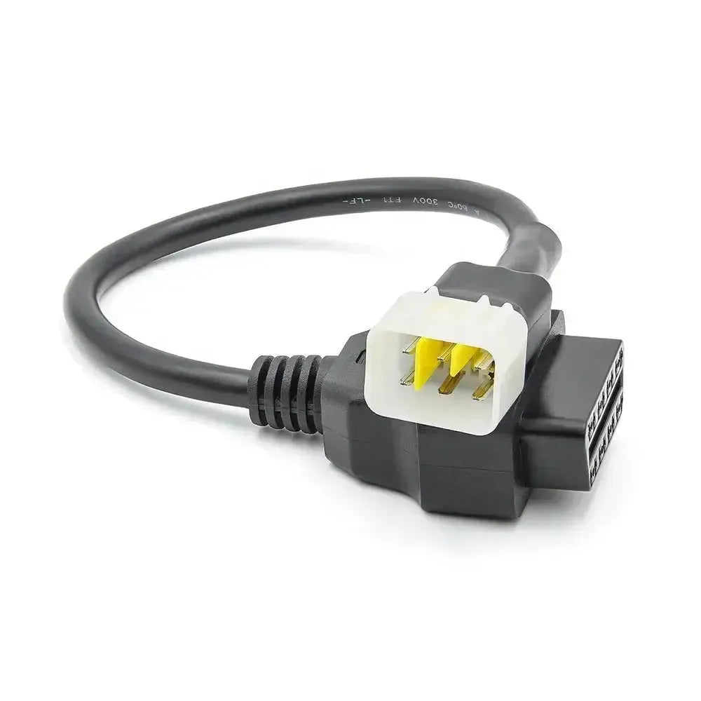Delphi cable adaptador de 6 pines a 16 pines OBD2 – Motocicleta