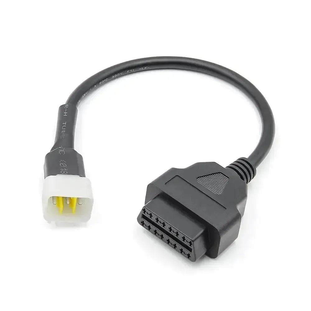 Delphi cable adaptador de 6 pines a 16 pines OBD2 – Motocicleta