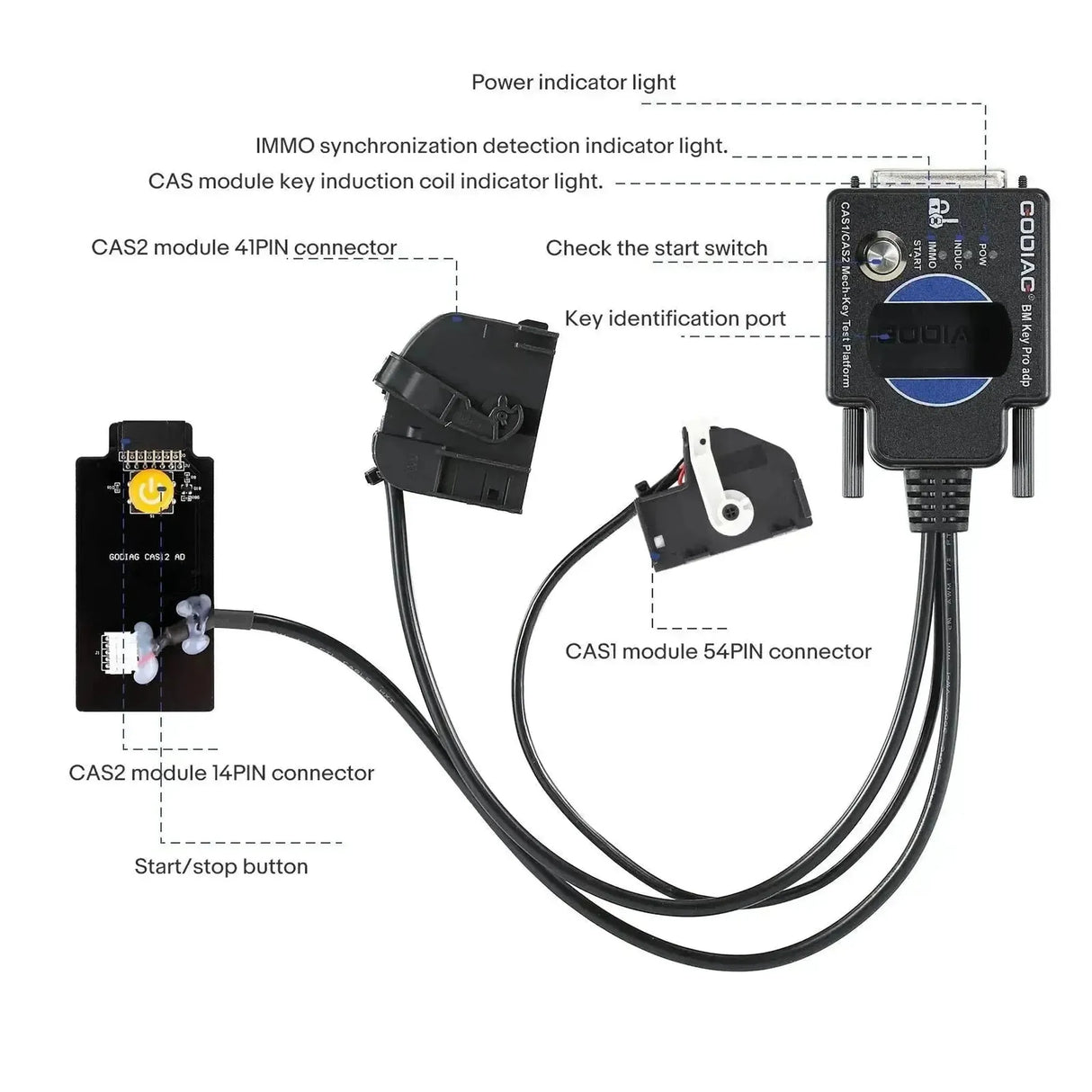 GoDiag | BMW CAS1/CAS2 | Accesorios