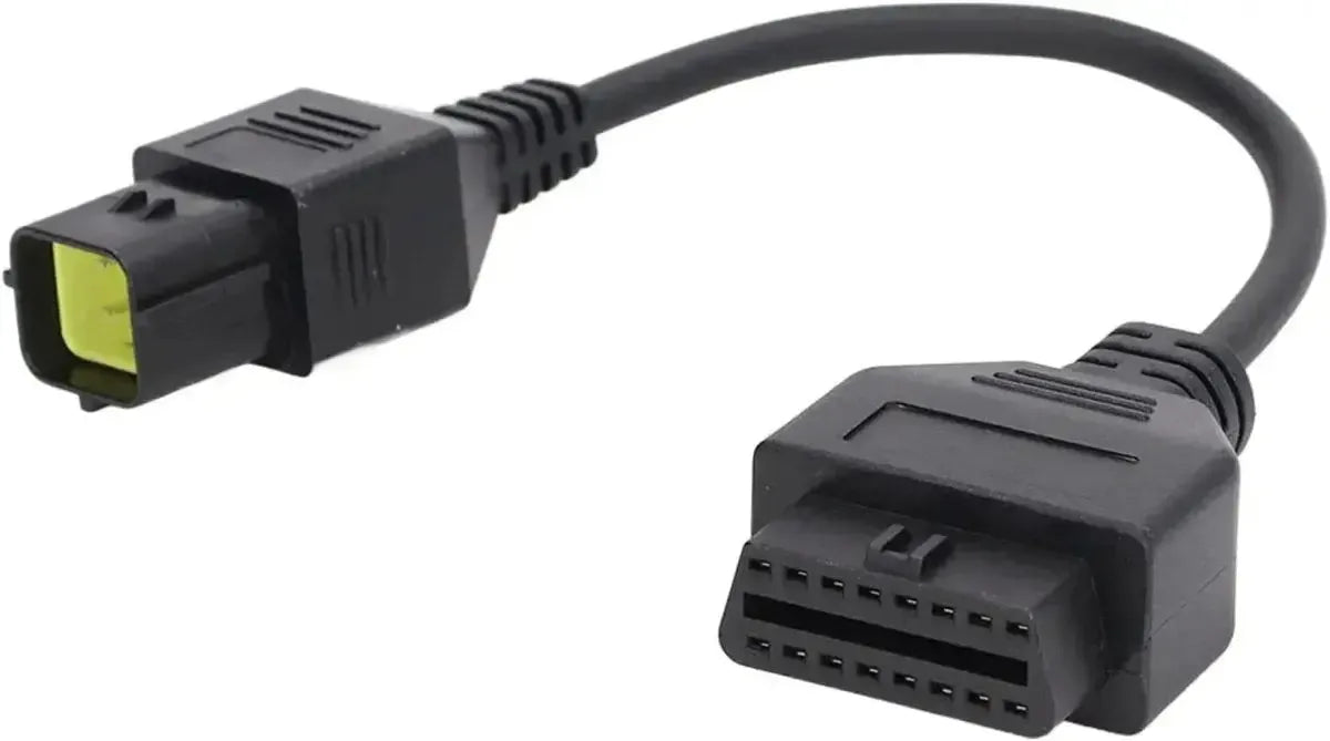 Husqvarna Cable adaptador de 6 pines a 16 pines OBD2 – Motocicleta