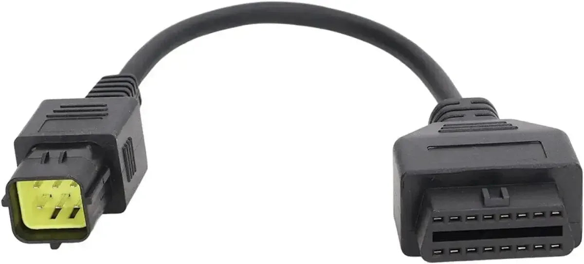 Husqvarna Cable adaptador de 6 pines a 16 pines OBD2 – Motocicleta