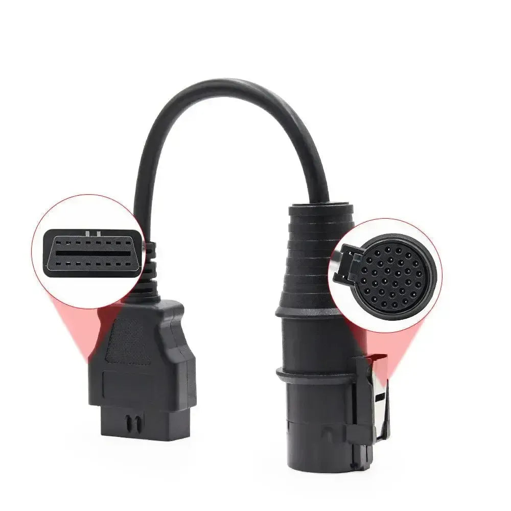 Cable adaptador Iveco de 30 pines OBD1 a 16 pines OBD2 | Camión