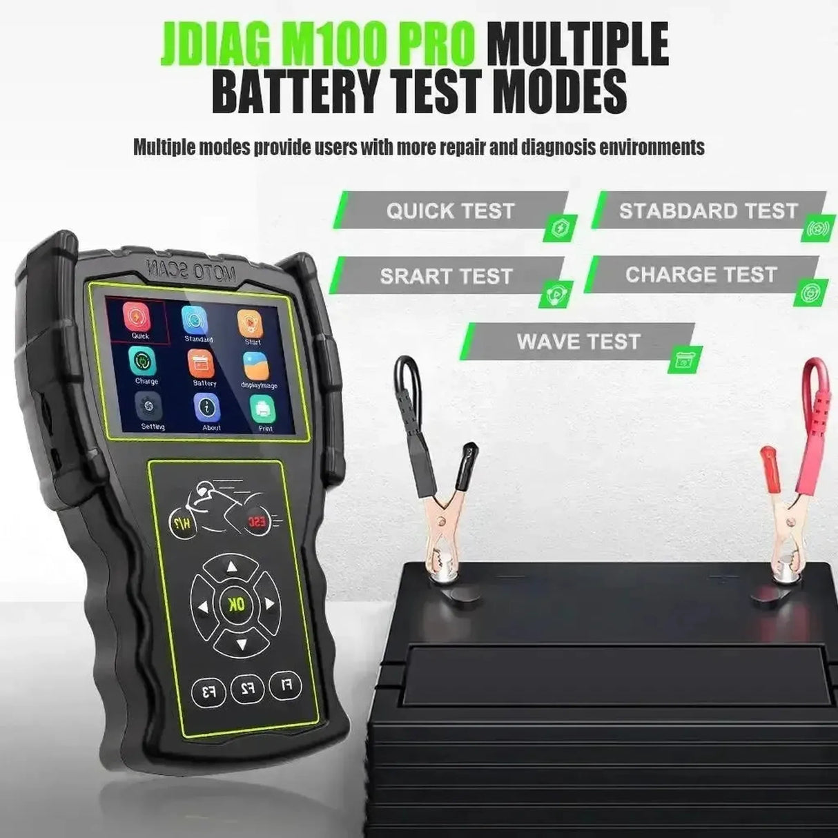 Lector de Diagnóstico JDiag M100 Pro para Motocicletas