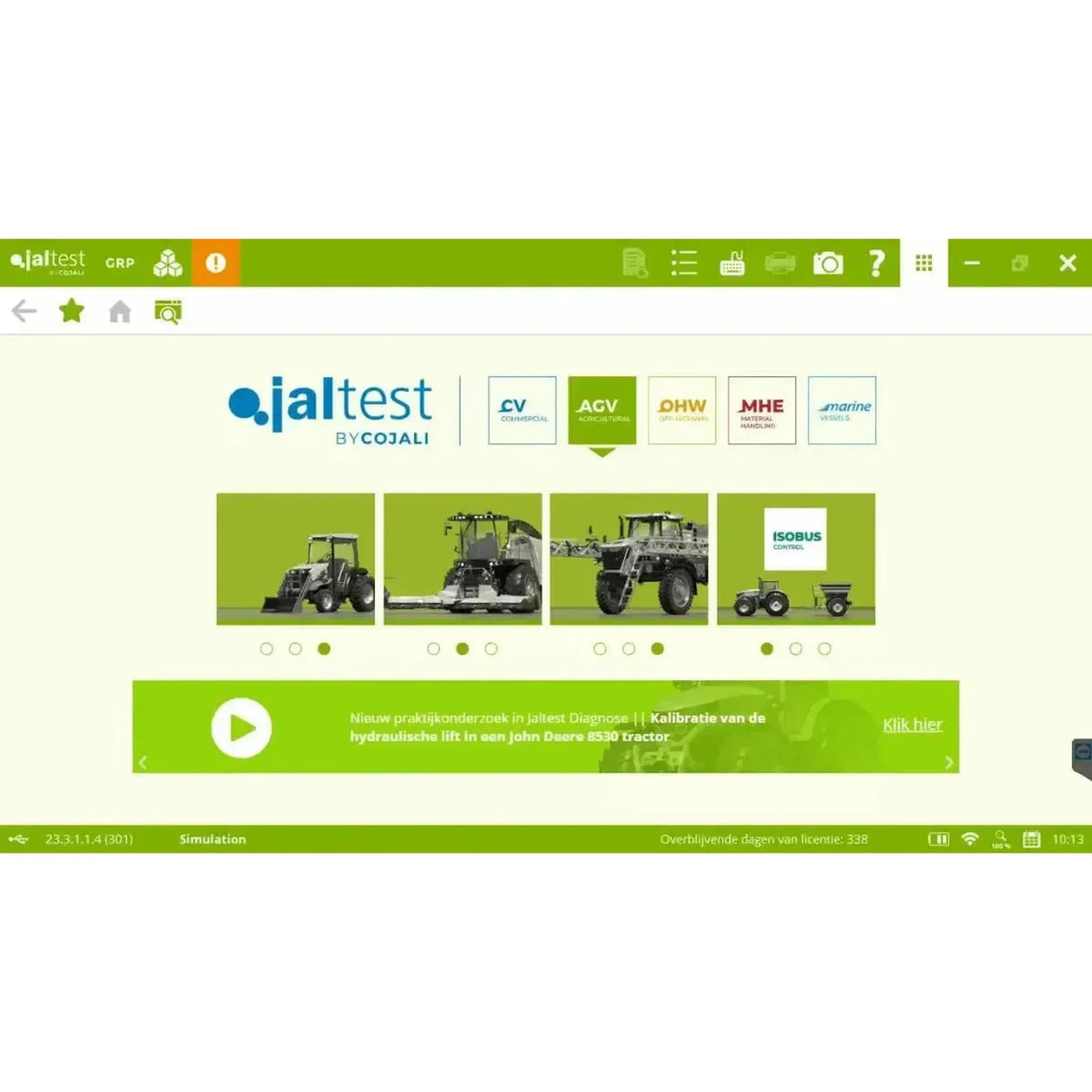 Dispositivo de lectura Jaltest AGV (Agrícola)