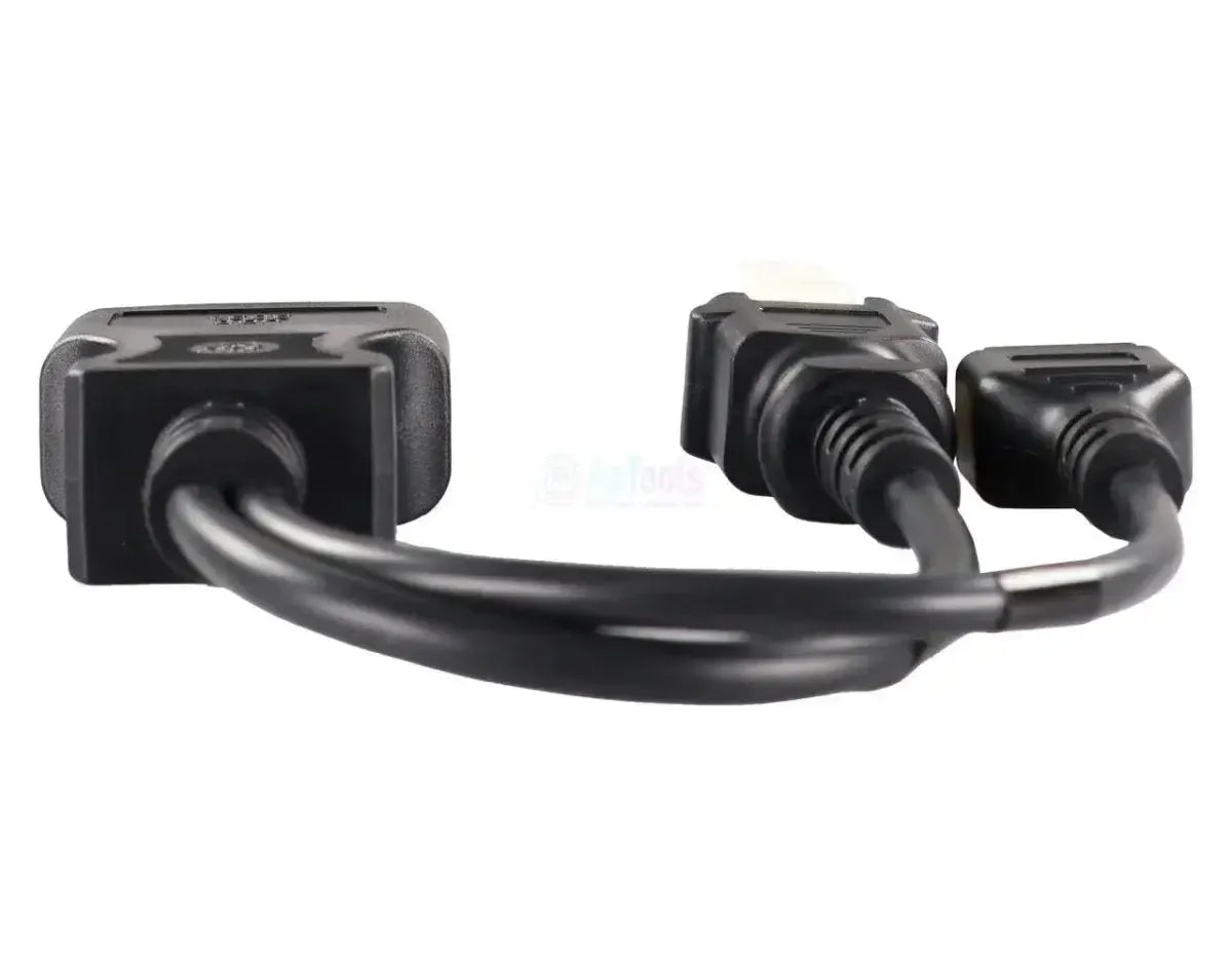 Jaltest (JDC303A) | ZF Ecomat 3+6 pines OBD - 16 pines OBD2 Cable adaptador | Vehículo comercial y de trabajo