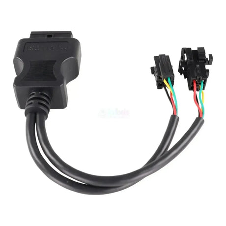 Jaltest (JDC304A) | Wabco (ATC/MTS) 4+4-pins OBD - 16-pins OBD2 Cable adaptador | Autobús