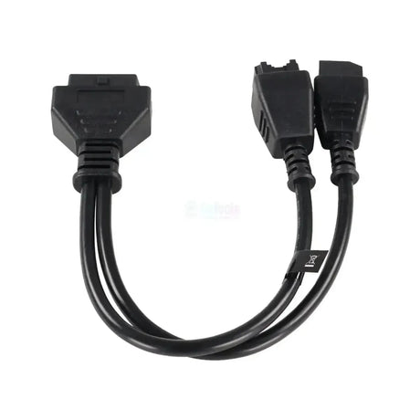 Jaltest (JDC406A) | FCA (SGW) Cable adaptador OBD 12+8-pins - OBD2 16-pins | Automóvil
