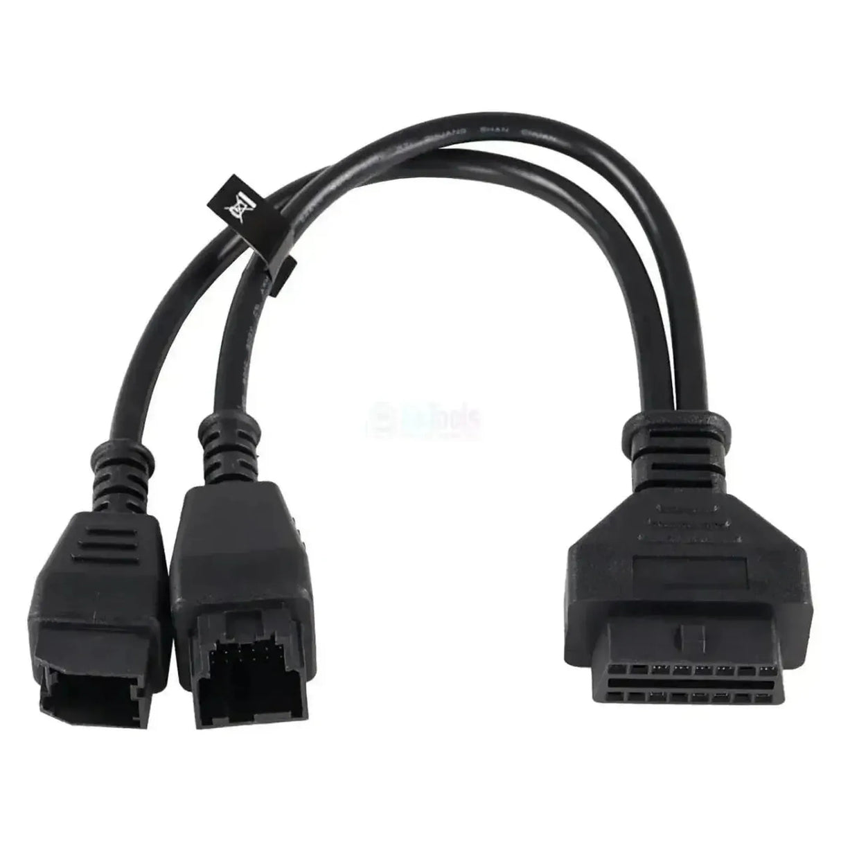 Jaltest (JDC406A) | FCA (SGW) Cable adaptador OBD 12+8-pins - OBD2 16-pins | Automóvil