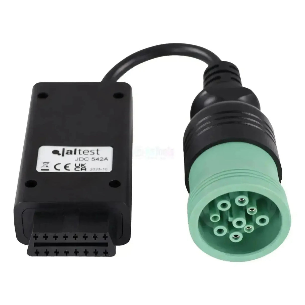 Jaltest (JDC542A) | Cable adaptador Liebherr 9 pines OBD - 16 pines OBD2 | Motor de combustión