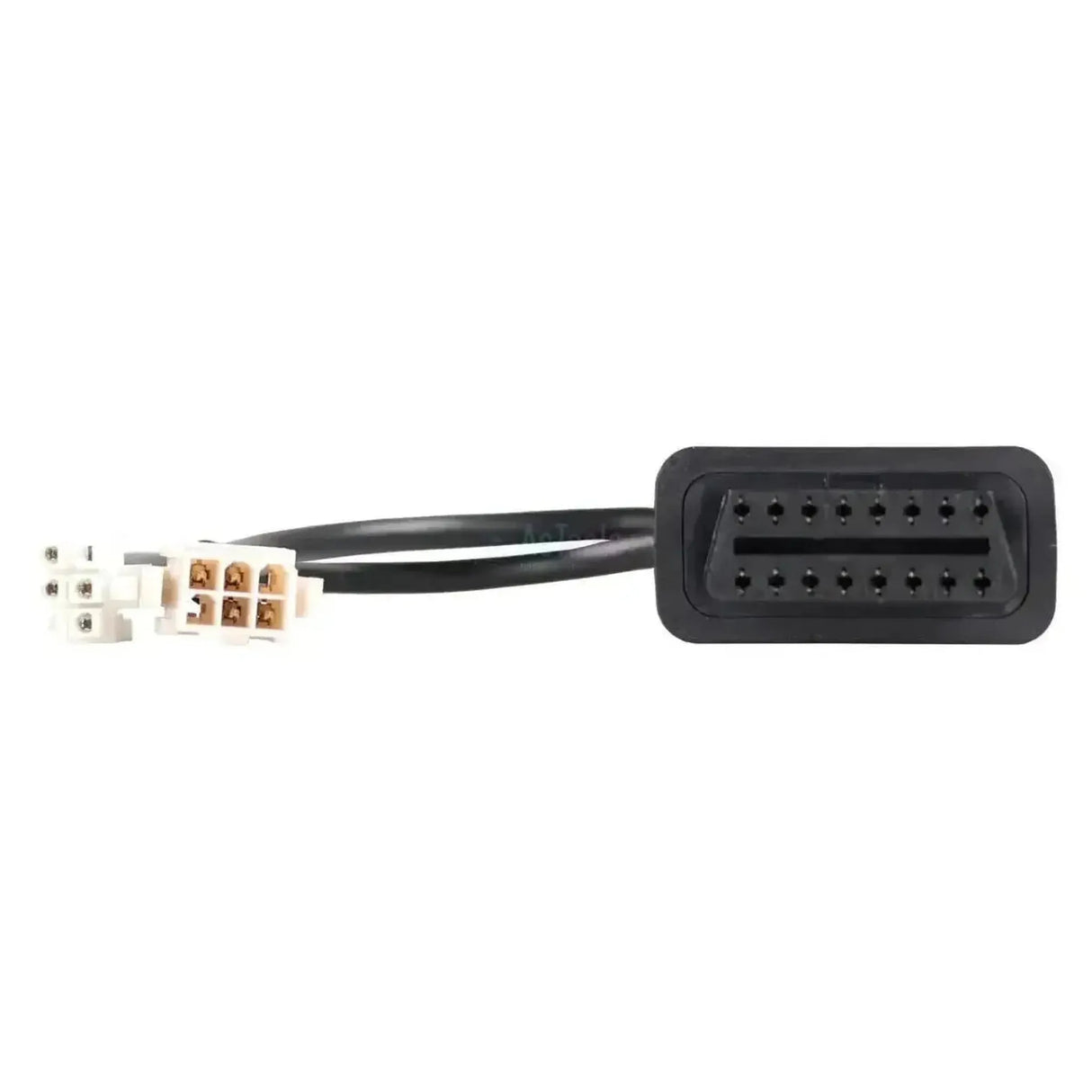 Jaltest (JDC559A) | Cable adaptador Haulotte 6+6-pins OBD - 16-pins OBD2 | Equipos de elevación y manipulación
