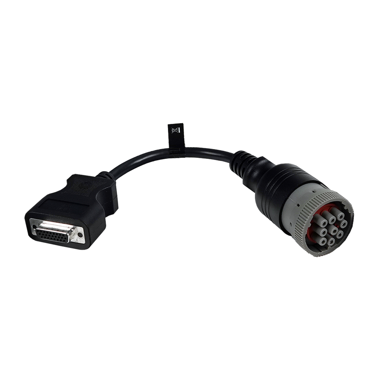 Jaltest (JDC572.9) | Hyundai (serie CE) Cable adaptador OBD de 9 pines - DB26 de 26 pines | Maquinaria de construcción y obras