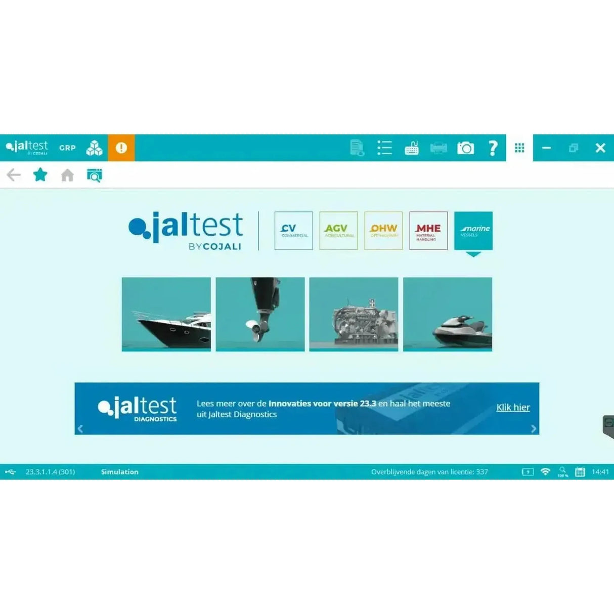 Dispositivo de lectura Jaltest Marine (Completo)