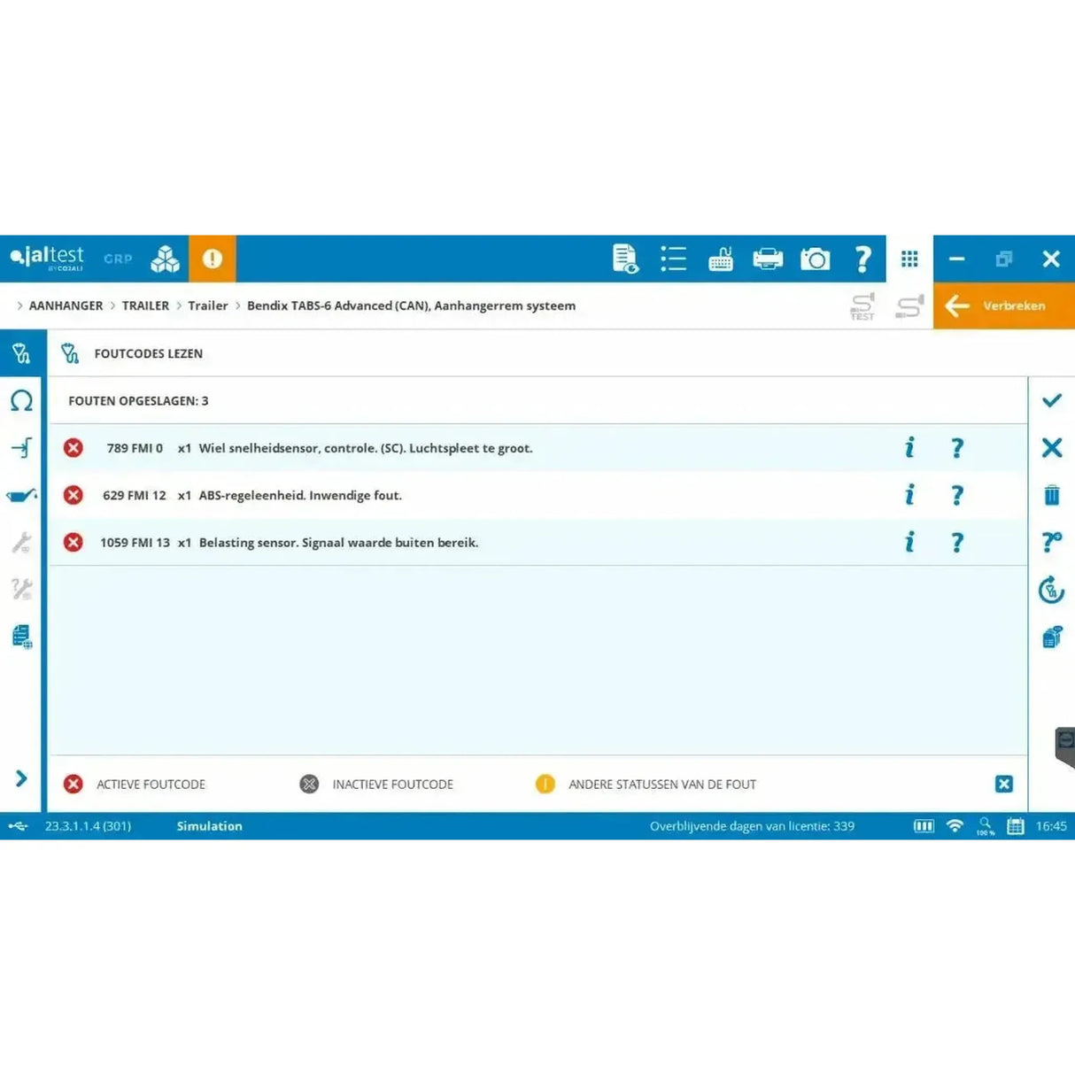 Lector de Remolques Jaltest